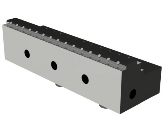 Indexable jaw, carbide, grip 3 mm, movable
